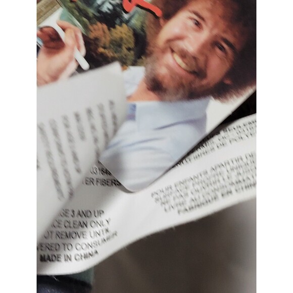 Bob Ross With Paint Brush And Pallette Fiesta Plush 6.5" Stuffed Animal - Picture 11 of 16